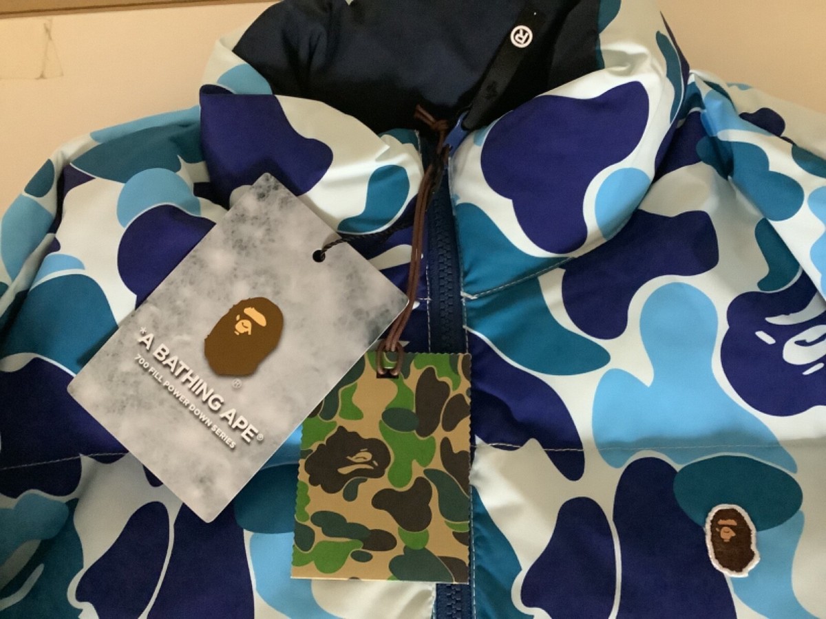 Authentic a bathing ape bape abc camo reversible down jacket Authentic a bathing ape bape abc camo reversible down jacket