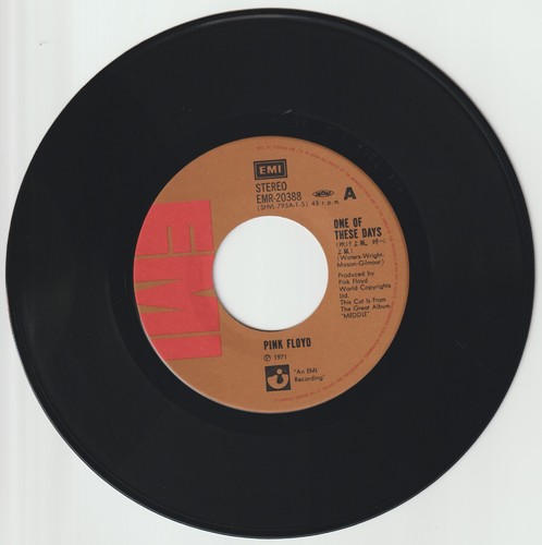 Near MINT-/VG+ Japan IMPORT 7" Single PINK FLOYD One of these days SEAMUS 1971 - Bild 3 von 6