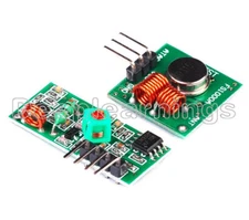 5PCS 315Mhz RF transmitte​r and receiver link kit for Arduino/AR​M/MC​U remote