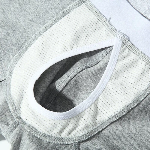 Herren Boxershorts separat konvex Beutel Baumwolle Unterwäsche offen Fliegerhöschen - Bild 6 von 14