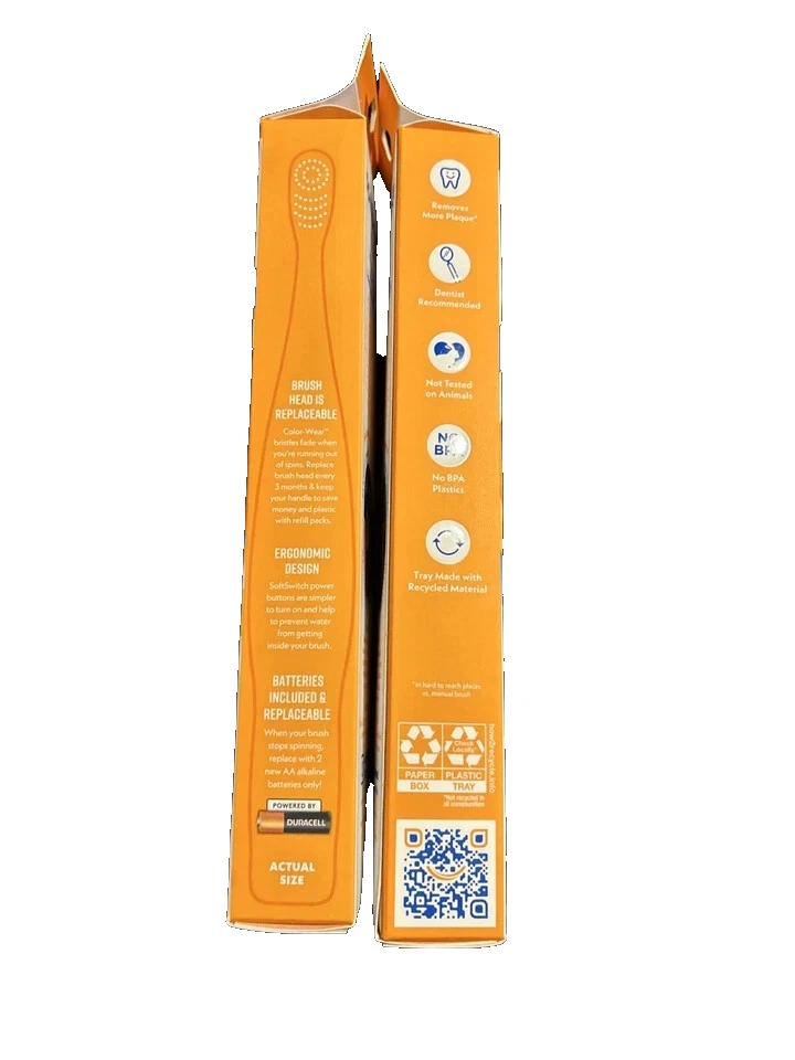 Cepillo de dientes a batería de doble acción Pro Clean de 6 brazos y martillos, cerdas medianas Foto 4 de 4