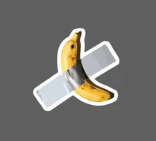 Banana Sticker Duct Taped Waterproof Art Abstract Funny Humor Gift NEW