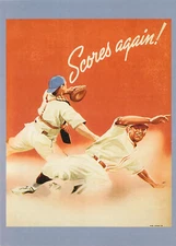 Postcard Christopher "Mad Dog" Russo "Scores Again!"