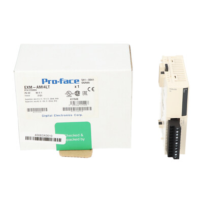 Pro-Face EXM-AMI4LT Expansion, Analog Input 4 In, 0-10V, 0-20mA, RTD New NFP