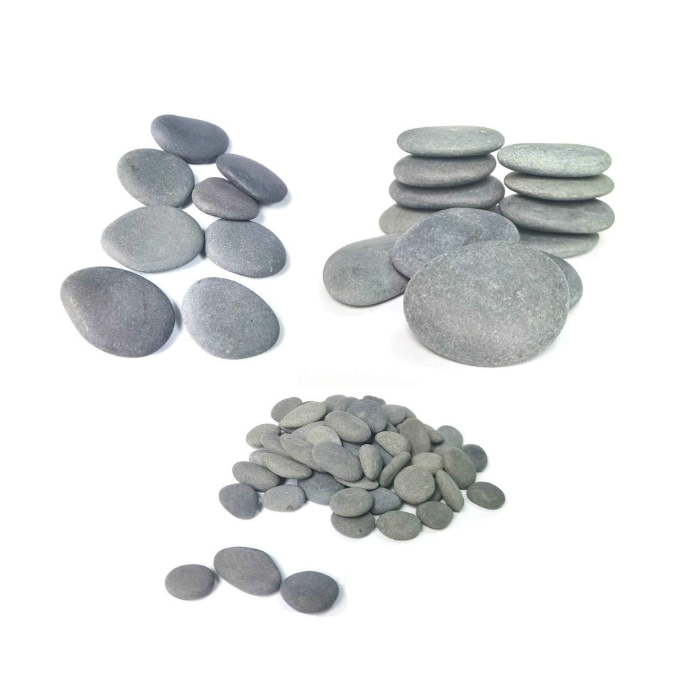 120PCS Smooth Painting Rocks DIY Arts & Crafts Kindness Rocks for ...