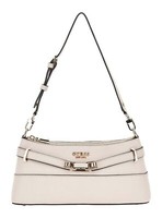 Guess Silvye Shoulder Bag Schultertasche Tasche Stone Hellgrau Neu