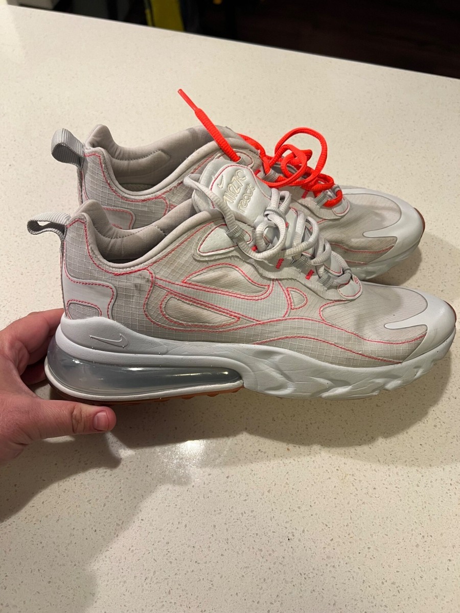 Nike Air Max 270 React‎ SP White Flash Crimson Sneakers CQ6549-100 - Size 10 Nike Air Max 270 React SP White Flash Crimson Sneakers  main image 2