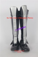 Black Silver Boots Star wars Darth Vader Cosplay Boots Shoes