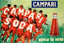 Poster poster poster advertising aperitif Cordial Campari print 40x50 cm.