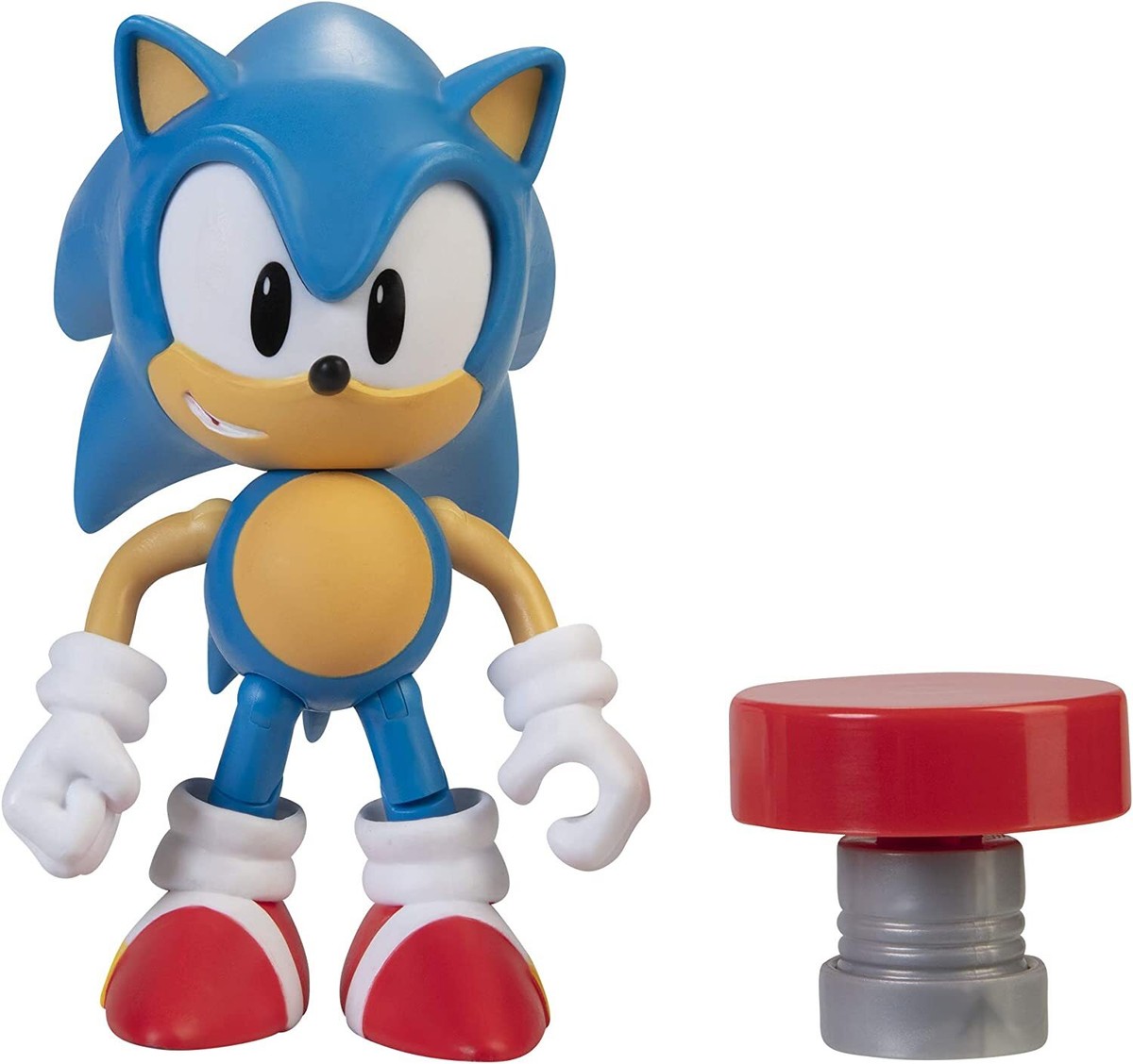 Sonic The Hedgehog 4-Inch Action Figure Classic Sonic with Spring