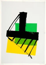 Justo Barboza Argentina 1998 signed limited edition original art print serigraph