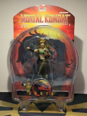 2000 Palisades Midway Mortal Kombat Sonya Blade Series One Collectible Figure