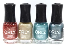 Orly Nail Lacquer - ARCTIC FROST - MINI Pack of 4 Colors x 0.18oz/5.3ml