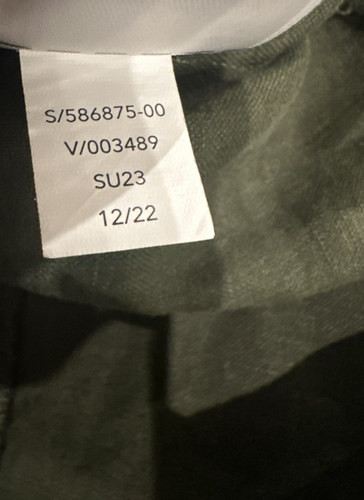 Athleta Women Sze 12 Voyager Linen Skirt Essential Cargo Pocket Green NWT 586875 - Picture 10 of 12