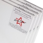 4x PŁÓTNA ART-STAR NA RAMIE KLINOWEJ 30x40 cm | napięta rama klinowa malowana
