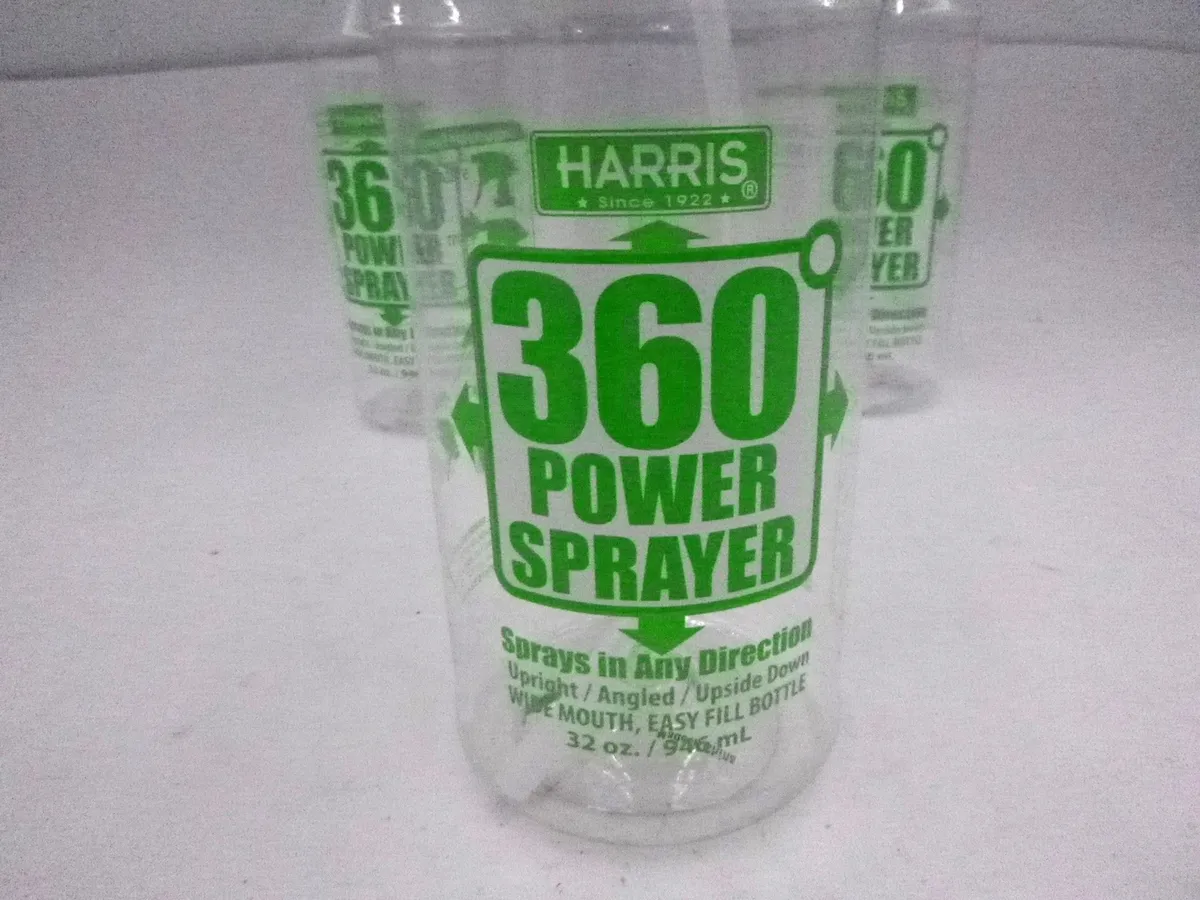 3 Pack Harris 360 Power Adjustable Spray Tip Hand Held Sprayer 32