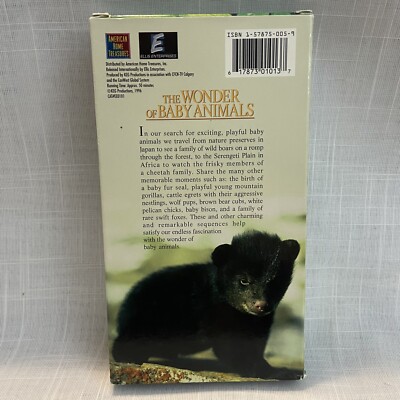 Baby Animals: The Wonder of Baby Animals (VHS, 1997) 617873010137