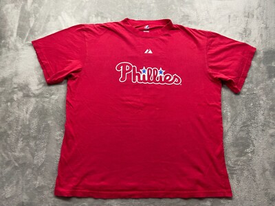 Philadelphia Phillies Shirt Men's Extra Extra Large Tall Red Ibanez #29 Teamwear