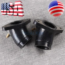 2pcs Intake Carburetor Interface Glue Joint Boot Connector For Yamaha V Star 650