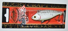 lucky craft lv-max 500 sinking 3" 3/4oz white splatter back lipless crank