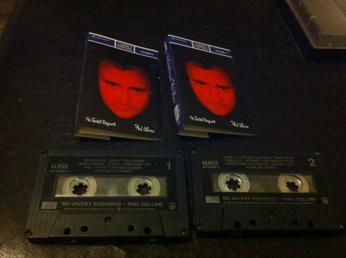 No Jacket Required Phil Collins Cassette 1990 Atlantic Sussudio One more night - Picture 3 of 5
