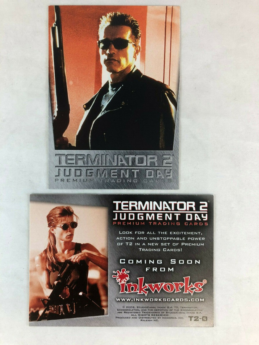 CHEAP PROMO CARD: TERMINATOR 2 T2 JUDGMENT DAY (Inkworks 2002) #T2