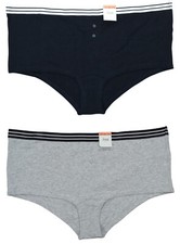 Jenni by Jennifer Moore Striped Waist Boyshort Panty Women's Underwear NWT