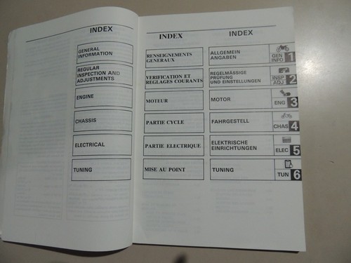 1990 Yamaha YZ 250 WR (A) YZ 125 250 (A) / LC (3SR) Werkstatt Handbuch - Picture 2 of 18