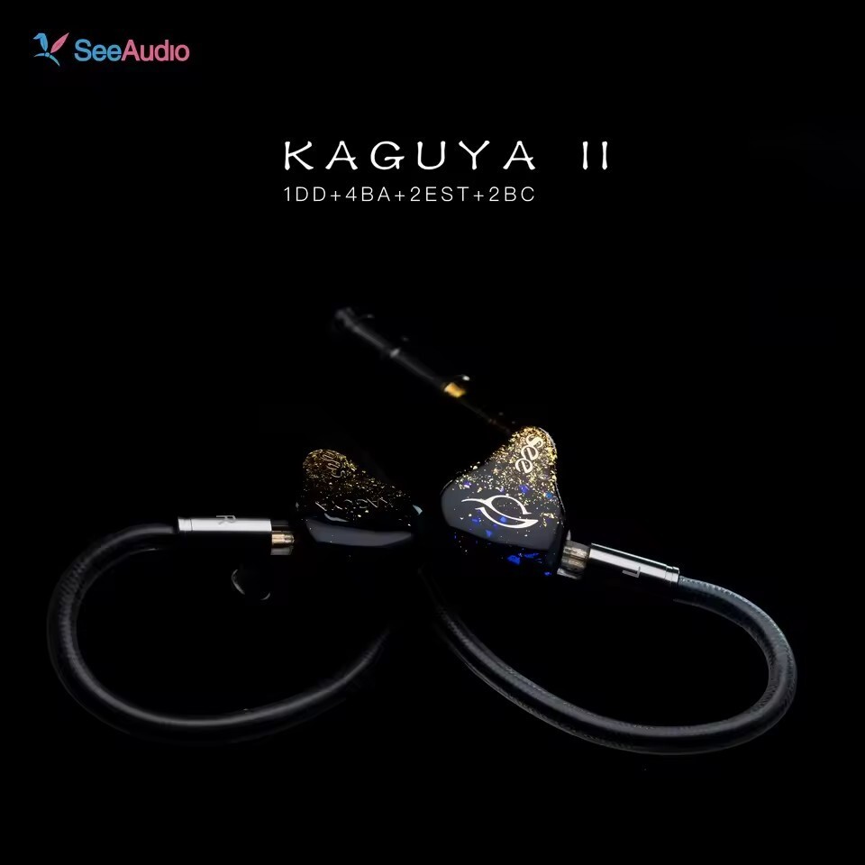 SeeAudio KAGUYA II / KAGUYA 2 1DD+4BA+2BC+2EST Hybrid Drivers