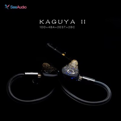 SeeAudio KAGUYAⅡ SeeAudio KAGUYA II / KAGUYA 2 1DD+4BA+2BC+2EST Hybrid Drivers