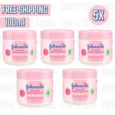 5X Johnson's Baby Jelly Lightly Fragranced 100 ML 3.38oz                