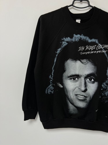 Vintage Jean Jacques Goldman Merch Sweatshirt 90's Overprint Very Rare 80s Men L - Picture 4 of 16