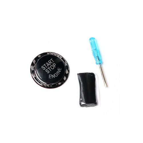 Black Engine Start Stop Push Button With Ring For BMW E90 E92 E93 2009-2012 - Picture 3 of 12