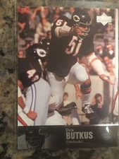 DICK BUTKUS 1997 UPPER DECK LEGENDS FOOTBALL CARD-#17-BEARS-NFL HOFer