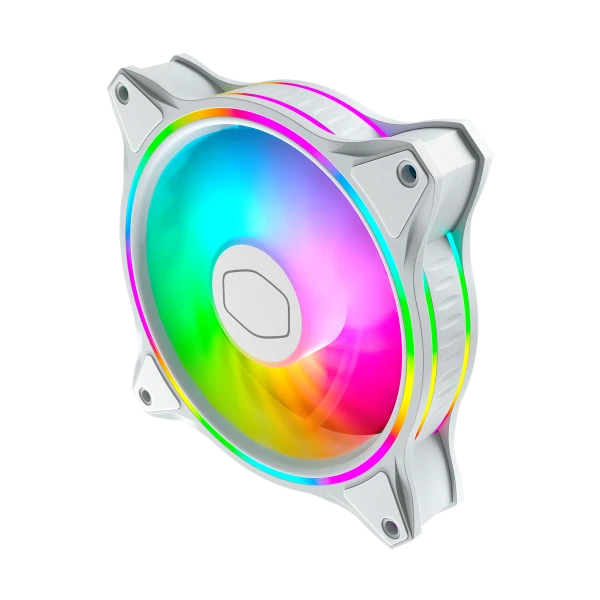 COOLER MASTER DISSIPATORE MASTERFAN MF120 HALO 3IN1 WHITE EDITION 120X120X25 VEN - Immagine 4 di 4