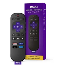 NEW Roku Voice Remote-Compatible with All Roku Models (Channel Shortcuts Vary)