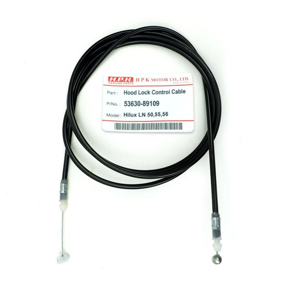 Front Hood Bonnet Lock Release Control Cable For Toyota Hilux LN50 LN56 84- 1987 - Изображение 3 из 4