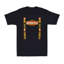 Oktoberfest Lederhosen Costume Cute German Bavarian Novelty Men's T-Shirt