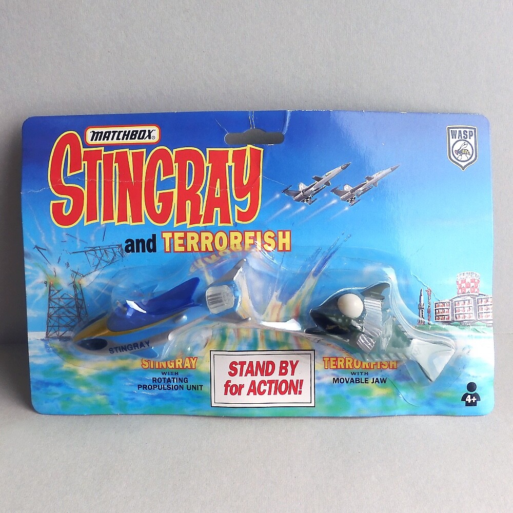 Vintage Matchbox Stingray And Terrorfish Action Figures 1992 | eBay