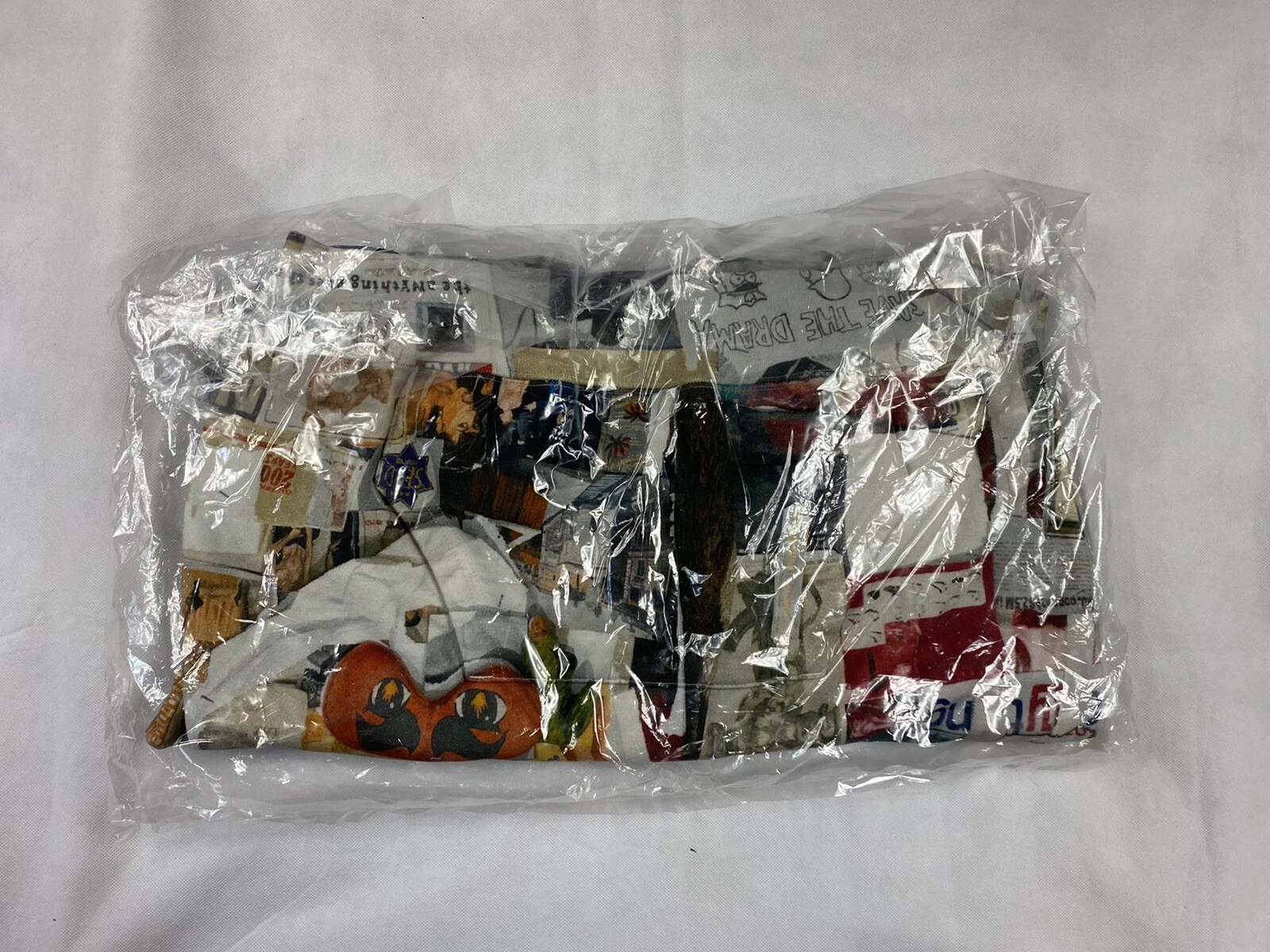 FELPA CON CAPPUCCIO SUPREME DASH'S WALL TAGLIA SMALL SUPREME HOODIE NUOVA CON ETICHETTE