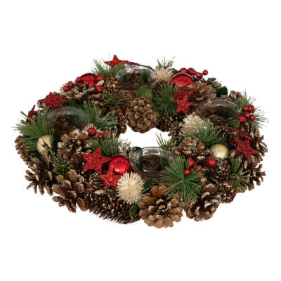 Adventskranz, Kerzenhalter für 4 Kerzen, Ø 34 cm