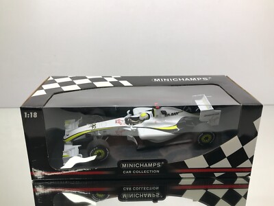 MINICHAMPS 090022 BRAWN GP BGP 001 F1 2009 #22 JENSON BUTTON -1:18- GOOD IN BOX