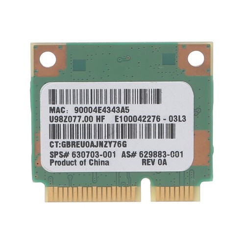 Half Mini PCI-E WiFi Adapter RT5390 630703-001/670691-001 Mini PCIE 802.11a/b/gn - Afbeelding 7 van 8