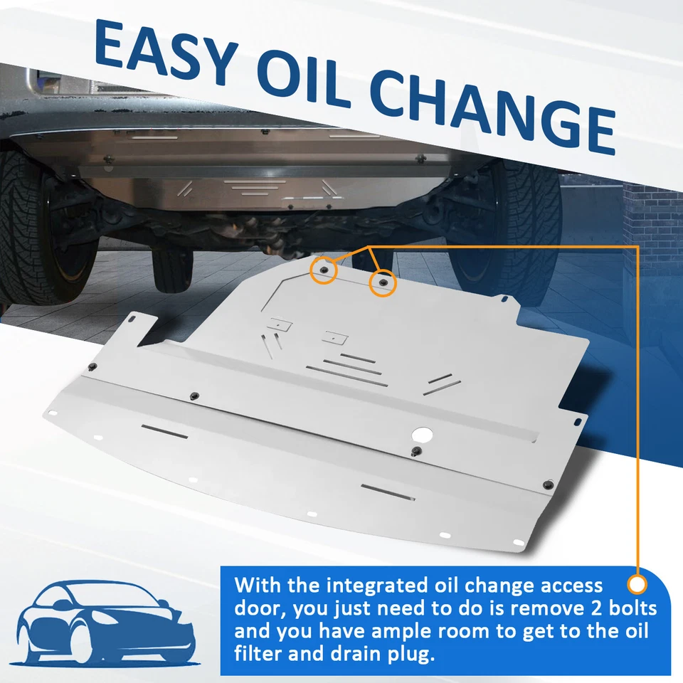 Protector contra salpicaduras bandeja motor para Nissan 350Z Infiniti G35 03-09 75892CD00A Foto 2 de 4