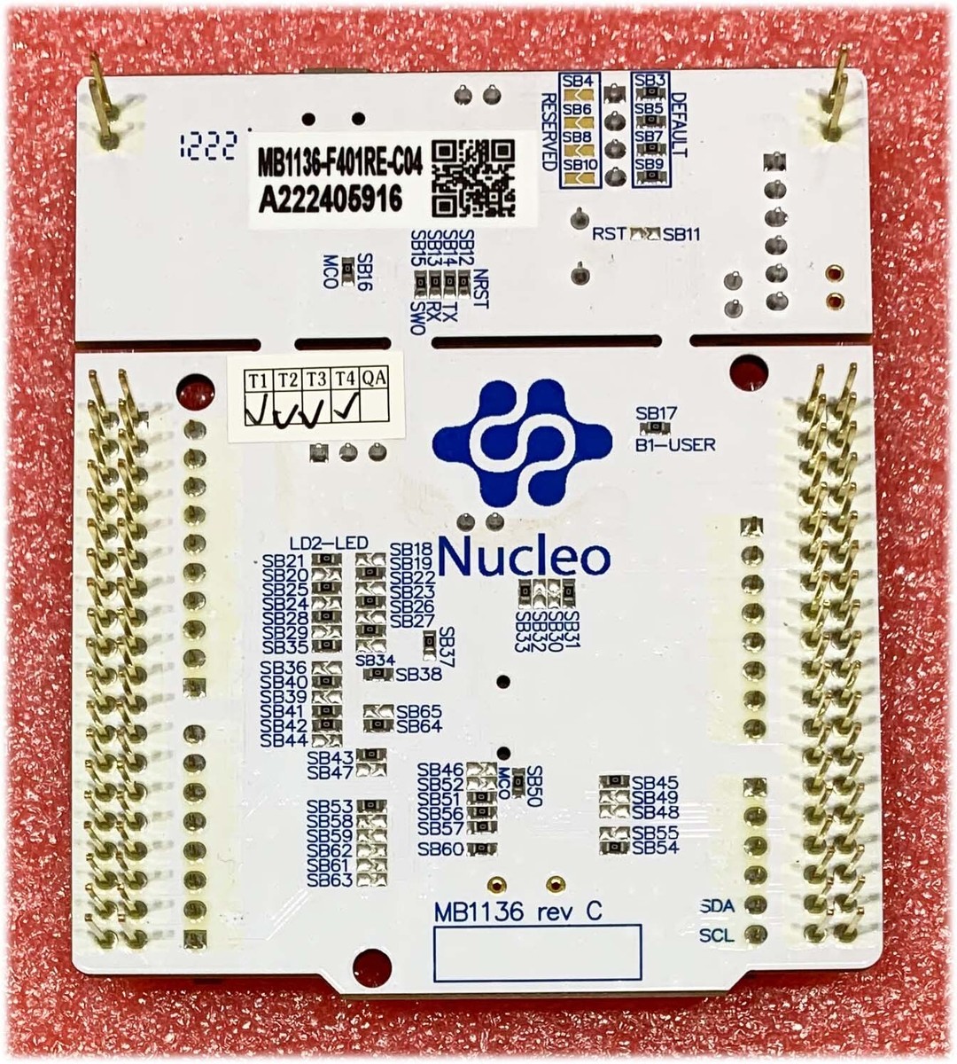 STMicroelectronics NUCLEO-F401RE Development Board - STM32F401RE MCU With ST-LINK Debugger