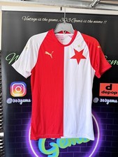 Authentic PUMA Slavia Prague 2019/20 Home Football Soccer Jersey Kit