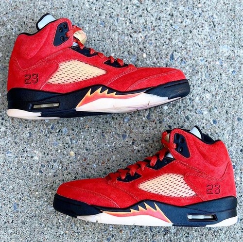 Size 12W/ 10.5 Mens - Brand New 2022 Air Jordan 5 “Dunk On Mars” DD9336-800 - Picture 13 of 14