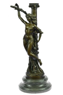 Bronze Sculpture Collectible Statue Erotic Vienna Signed Nick Erotic Chained Art