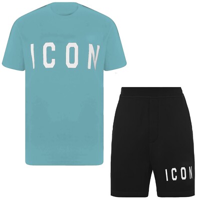 Mens Two Piece Short Sets For Summer Mens Cotton T Shirt Shorts