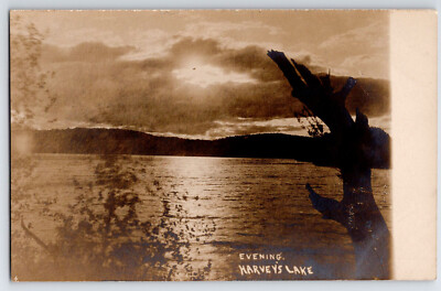 [2H11] Postcard RPPC Unused, Harveys Lake Luzerne County Pennsylvania